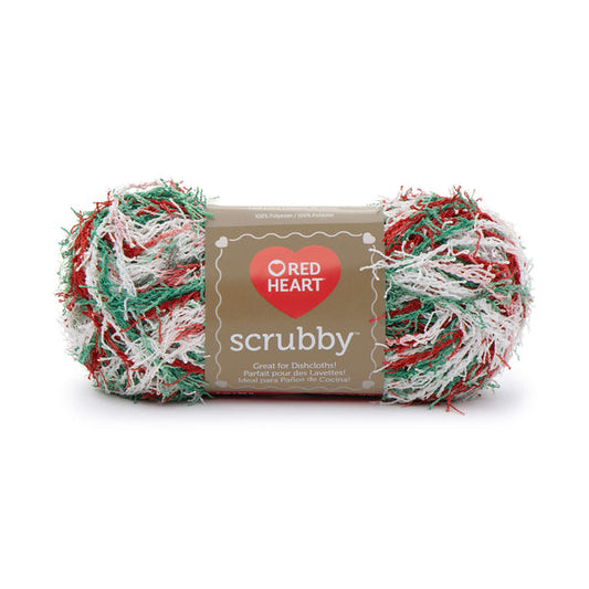 Red Heart Scrubby Yarn Jolly Pack of 3 *Pre-order*
