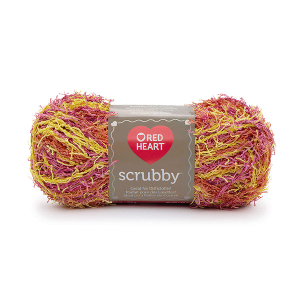 Red Heart Scrubby Yarn Zesty Pack of 3 *Pre-order*