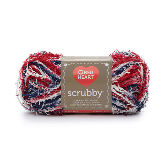 Red Heart Scrubby Yarn Americana Pack of 3 *Pre-order*