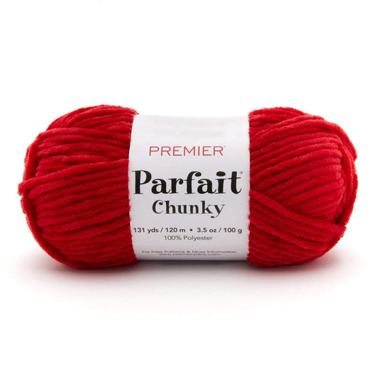 Premier Parfait Chunky Chenille yarn- Cardinal