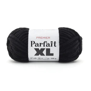 Premier Parfait XL Chenille yarn- Black