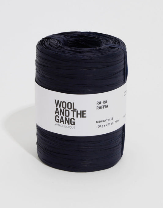 Wool and the Gang RA-RA RAFFIA Midnight Blue