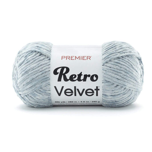 Premier Retro Velvet yarn light grey