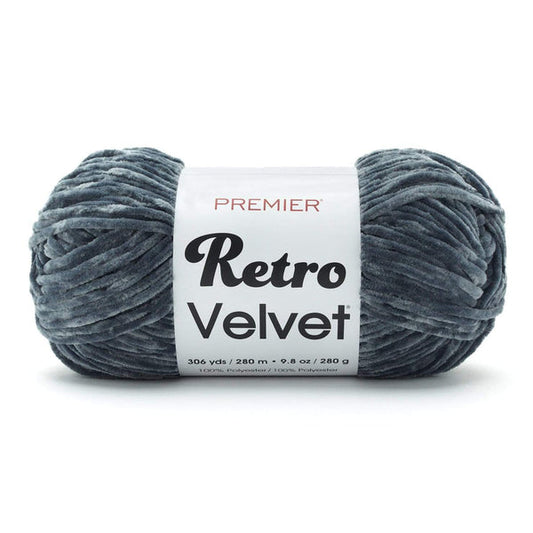 Premier Retro Velvet yarn steel