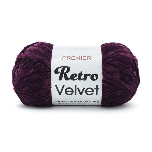 Premier Retro Velvet yarn purple