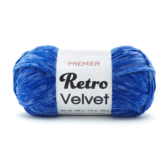 Premier Retro Velvet yarn cobalt