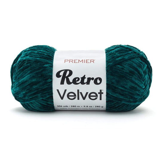 Premier Retro Velvet yarn emerald