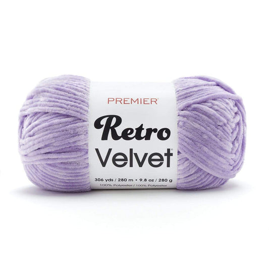 Premier Retro Velvet yarn lavender