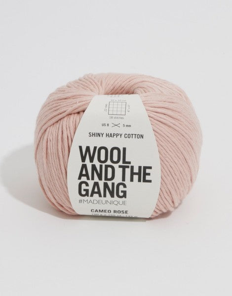 Wool and the Gang Shiny Happy Cotton Cameo Rose