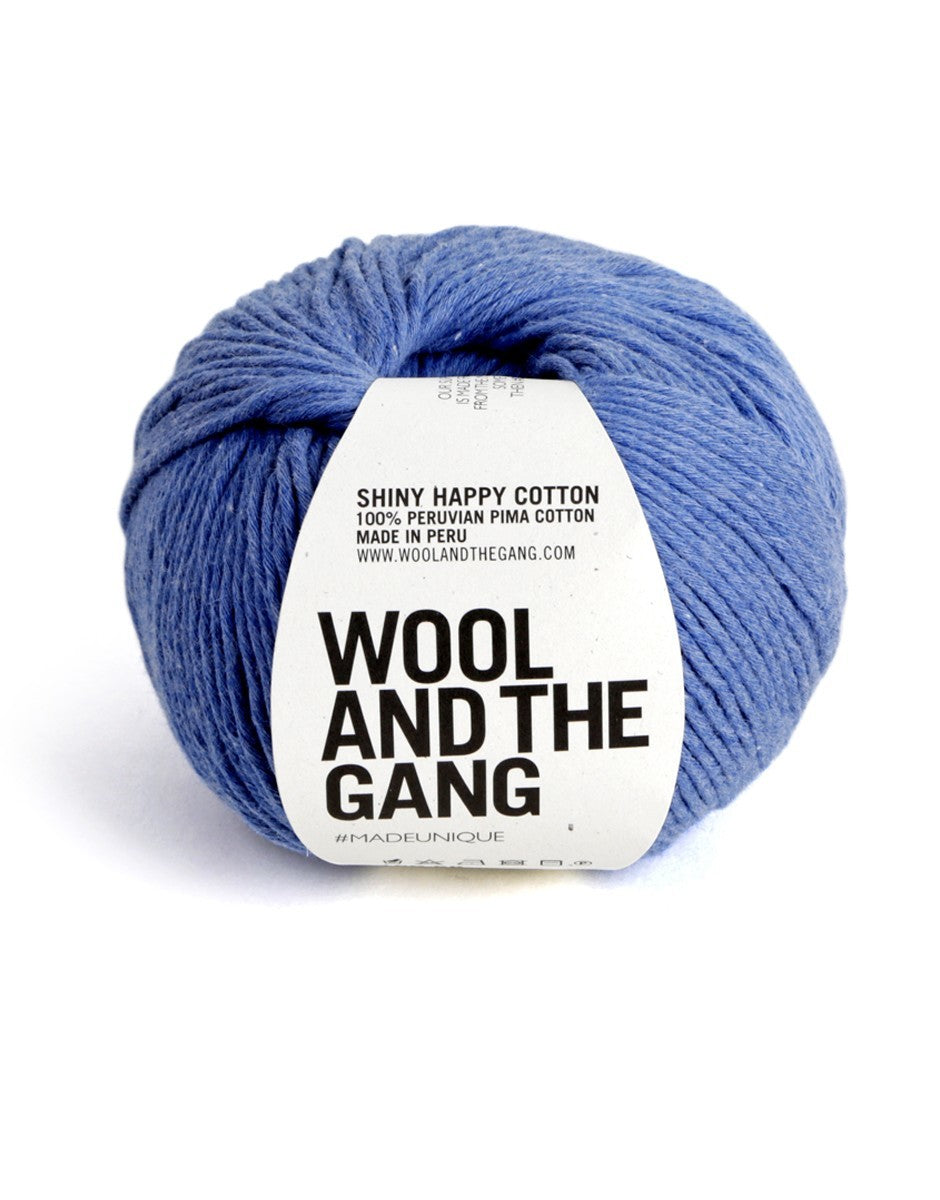 Wool and the Gang Shiny Happy Cotton Cloudy Blue