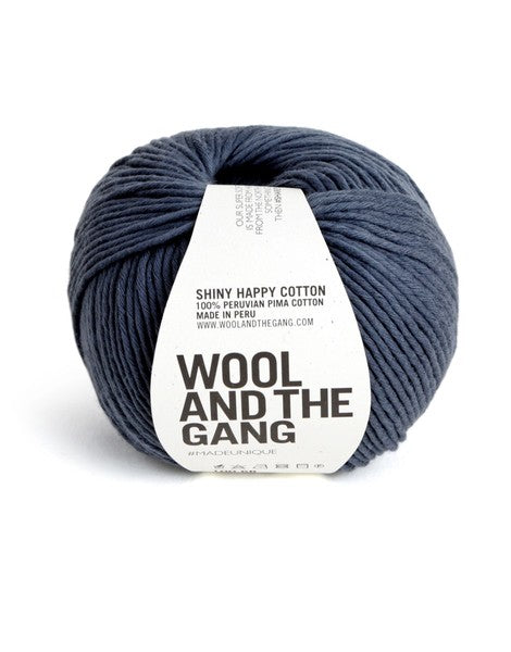 Wool and the Gang Shiny Happy Cotton Eagle Grey