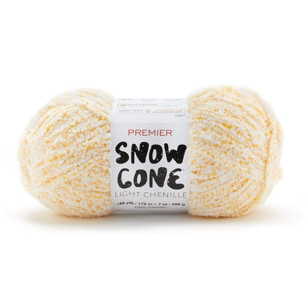Premier Snow Cone Chenille yarn Lemon