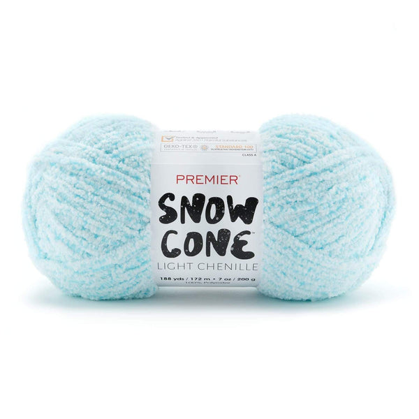Premier Snow Cone Chenille yarn Cool Blue