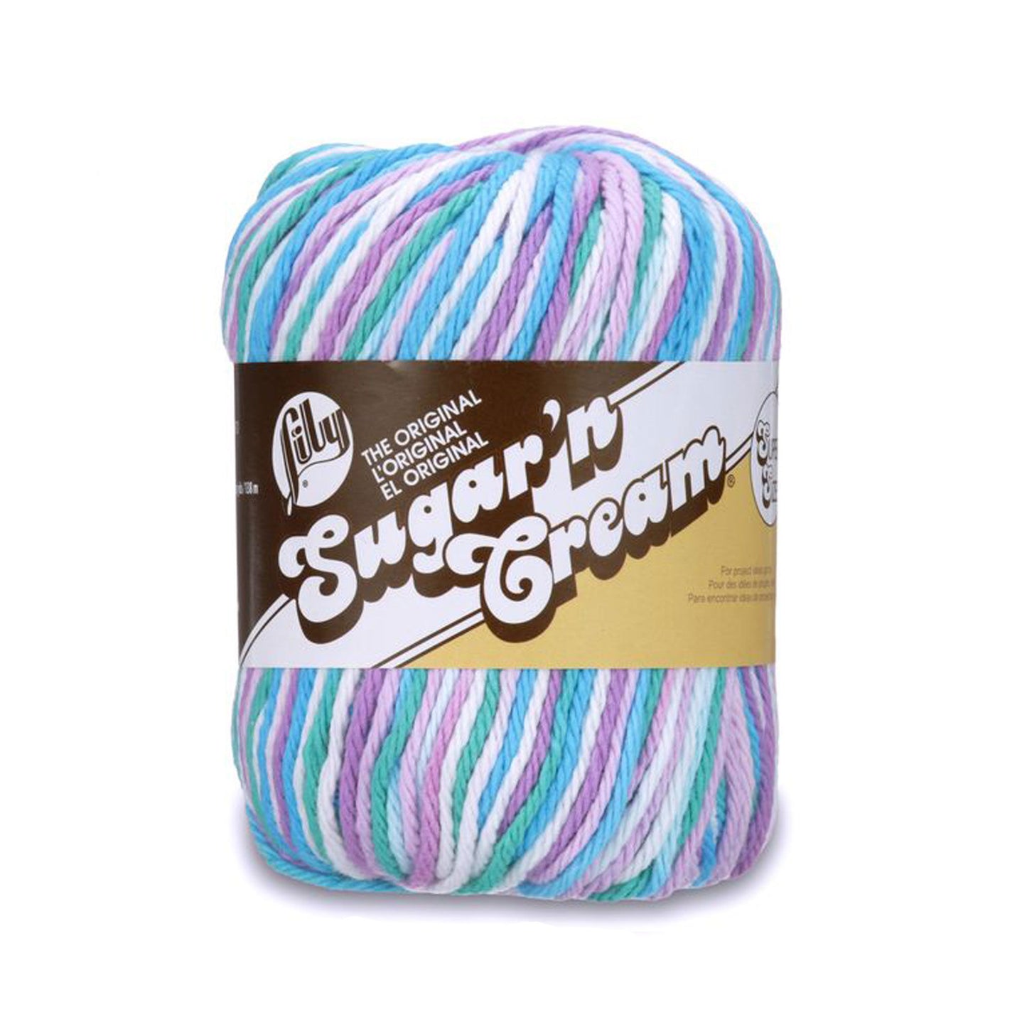 Lily Sugar'n Cream 100% Cotton yarn - Beachball SUPER SIZE