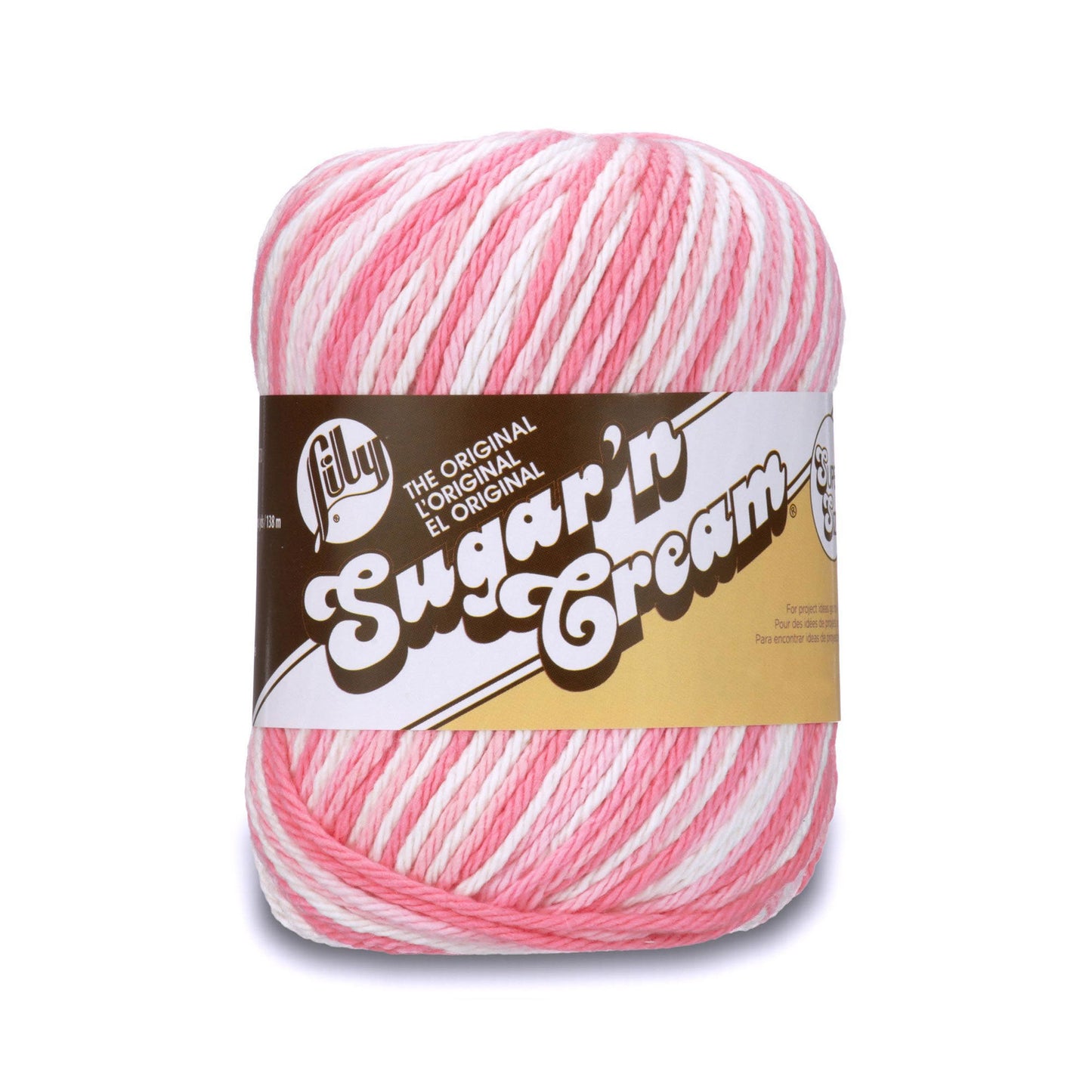 Lily Sugar'n Cream 100% Cotton yarn - Strawberry SUPER SIZE
